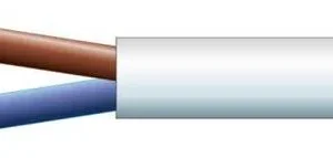 Pvc de Rede Redondo com 2 Núcleos, 2 X 24/0,2 Mm,.