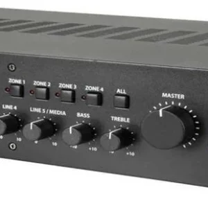 Amplificador 100v 360w Dab+/Bt/Usb/Sd 5 Canais