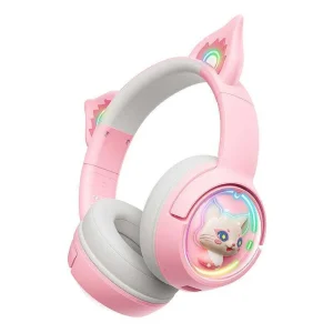 Fone de Ouvido para Jogos Onikuma B5 (Rosa)