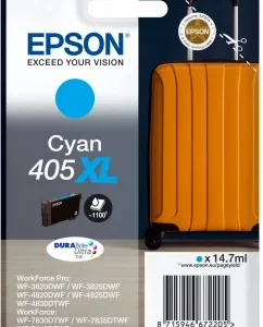 Tinteiro Epson 405 Ciano Xl