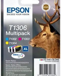 Pack 3x Tinteiros Cores (Azul/Magenta/Amarelo)