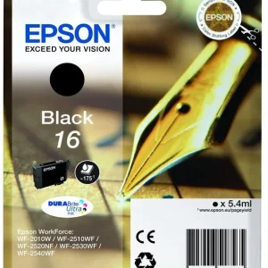 Tinteiro Preto 16 (175 / 165 Páginas) - Epson