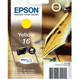 Tinteiro Epson Amarelo Serie 16 Wf-20xx/Wf-25xx