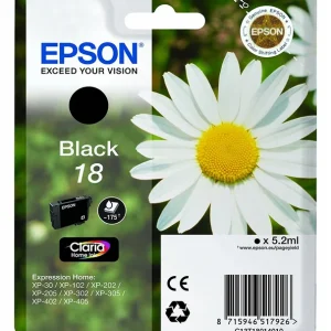 Cartucho Compatível Epson 18 Preto