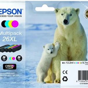Pack 4x Tinteiros Xl Quad Xp-600/700/800 - Epson