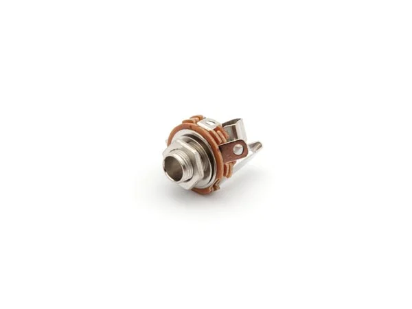 Conector Jack Fêmea 6.35mm - Chas. Circuito Aberto