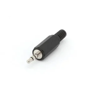 3.5mm Conector Macho Jack - Preto - Stereo