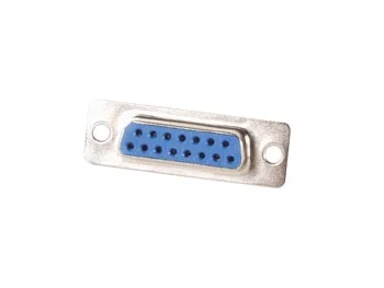 Conector 15-Pin Sub-D Fêmea - Montagem Chassis