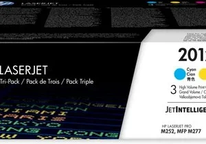 Pack 3x Toners 201x (Ciano,Magenta,Amarelo) - Hp