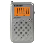 DW1115 Rádio portátil AM/FM C/ LCD cinzento DAEWOO
