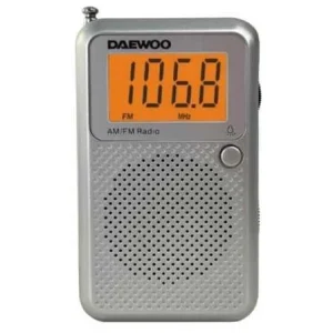 DW1115 Rádio portátil AM/FM C/ LCD cinzento DAEWOO