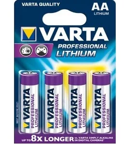 Pilha Varta Ultra Lithium Lr06 AA 4 Uni