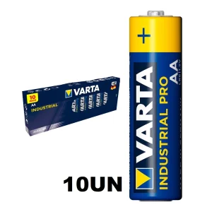 Pilha Alcalina Lr6/AA 1.5v 10x Industrial Varta