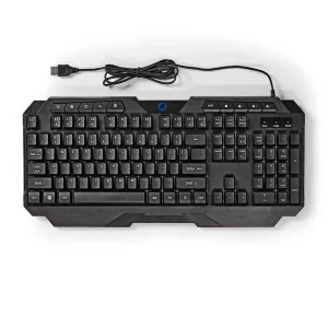 Teclado com Fios para Jogos Usb Tipo a Teclas.