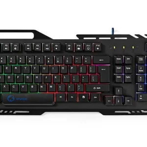 Teclado com Fios para Jogos Usb 2.0 Teclas De.