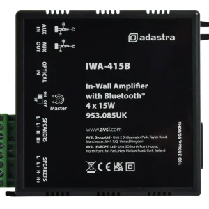 Amplificador de Parede Iwa com Bluetooth 4x15w