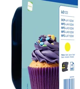 Tinteiro de Tinta Original Brother Lc123ybp