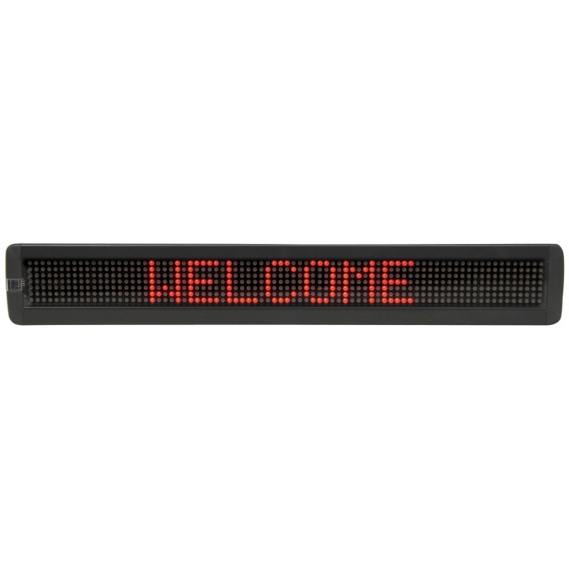 Displays de Mensagens em Movimento com Led