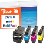 Peach 320287 Tinteiro 4 Unidade(S) Compatível Ren.