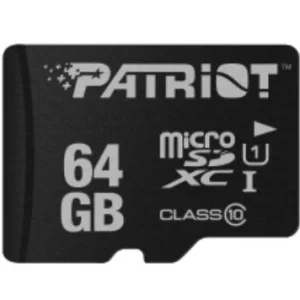 Patriot Memory Psf64gmdc10, 64 Gb, Microsdxc, Cla.