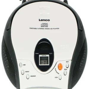 Rádio Fm Estéreo Portátil com Cd Branco