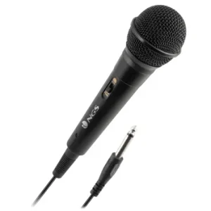 Microfone para Karaoke Ngs Singer Fire Preto