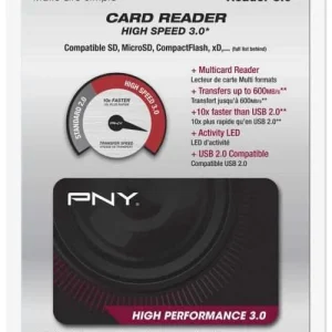 Pny High Performance Reader 3.0 Leitor de Cartões.