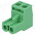 Bloco Terminal Separavel Femea 2 Pinos Verde