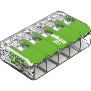 Conector de Emenda Compacto 5 X 0.2 - 4 Mm²