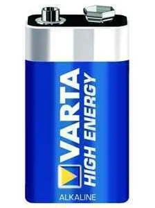 Varta 9v Bateria Descartável Alcalino