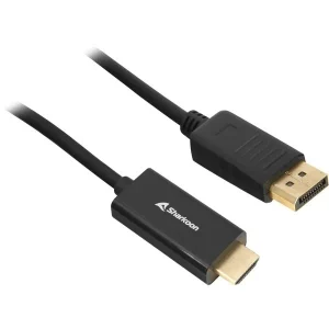 Cabo Adaptador Sharkoon Displayport 1.2  Hdmi 4k