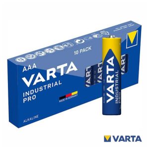 PAV-INDAAA/10 Kit de 10 pilhas alcalinas Varta Industrial Pro LR03 AAA