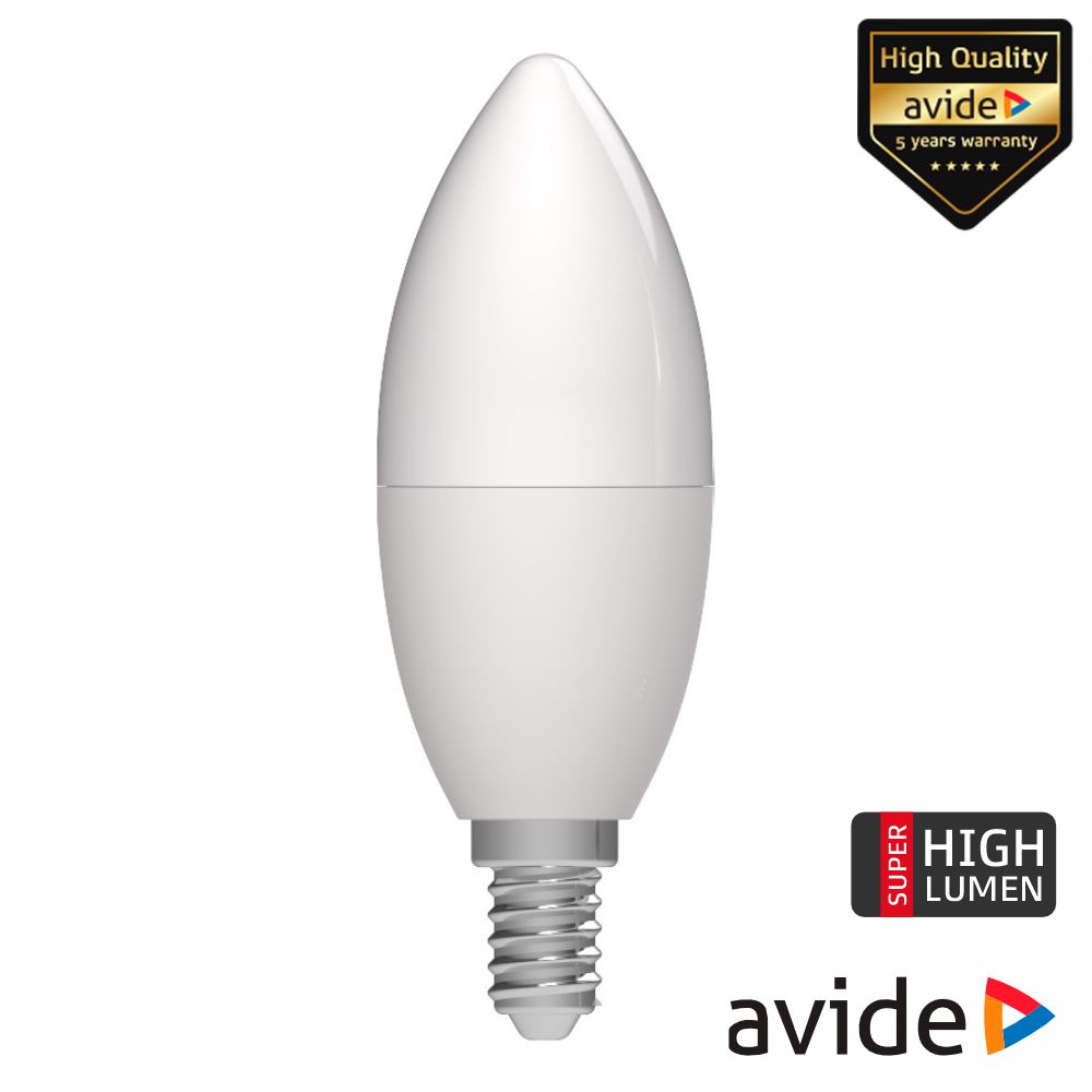 Lâmpada LED E14 Vela 2.9W 230V 3000K 470lm AVIDE