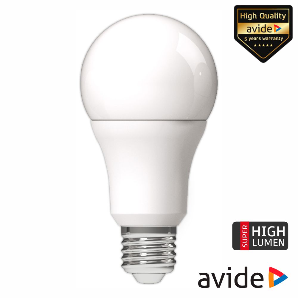 Lâmpada LED E27 Globo A60 4.9W 230V 4000K 806lm AVIDE
