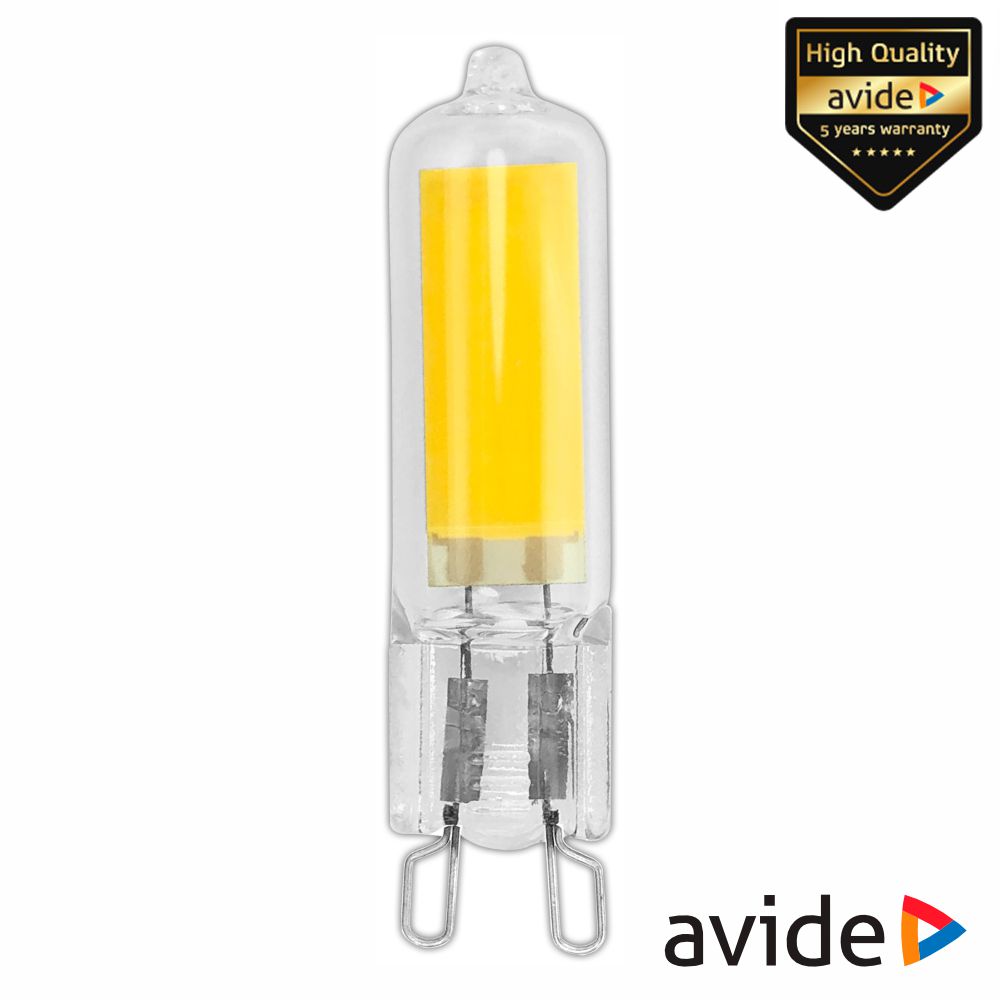 Lâmpada LED COB G9 5W 230V 3000K Dimável 500lm AVIDE