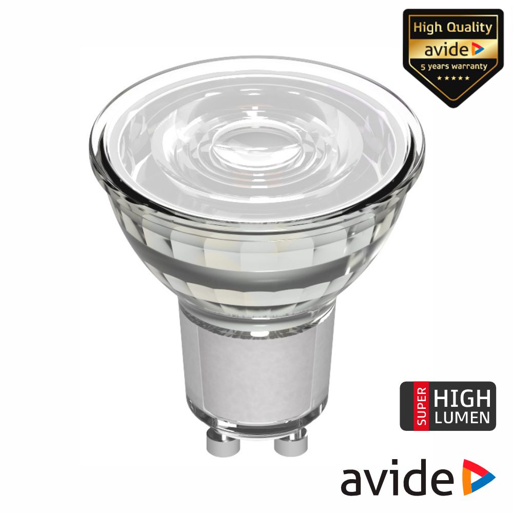 Lâmpada LED GU10 Spot 36º 2.5W 230V 3000K 345lm AVIDE