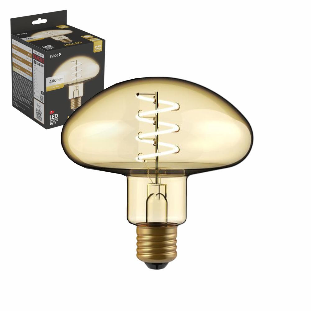 Lâmpada E27 4.9W 230V Filamento 2200K 400lm Dimável Millau