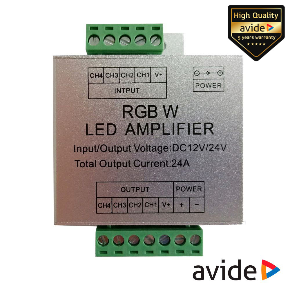 Amplificador P/ Fita LEDS RGBW 12V AVIDE