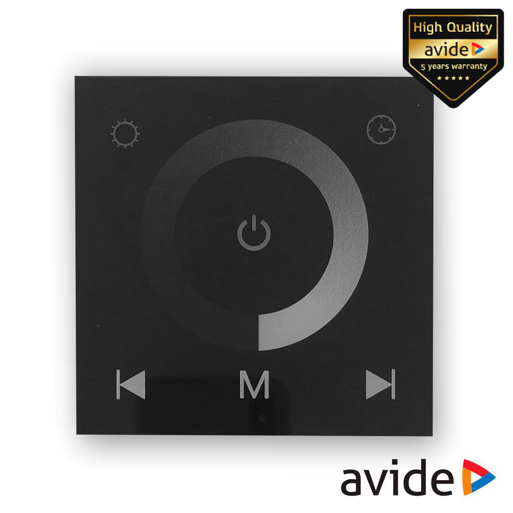 Interruptor de Parede Tátil P/ Fita LED Monocor 12V 8A AVIDE