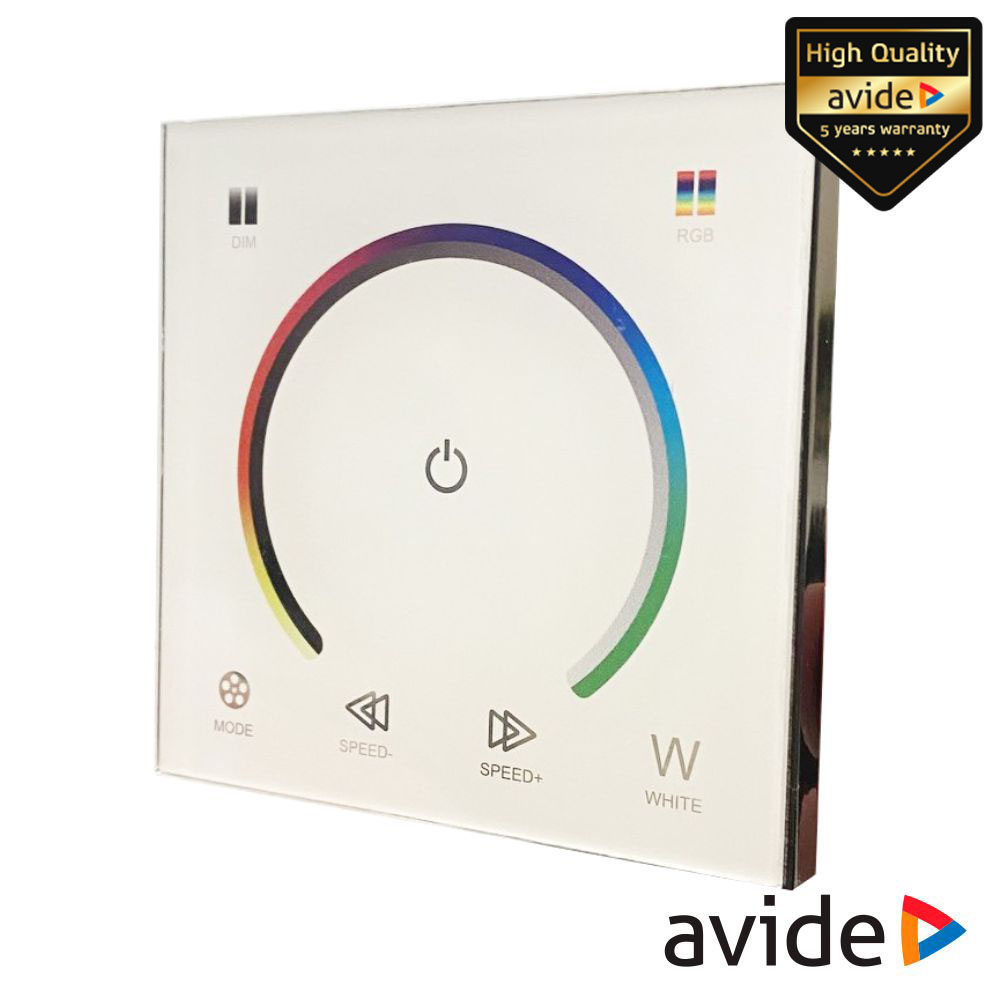 Interruptor de Parede Tátil P/ Fita LEDS RGB 12V 12A AVIDE