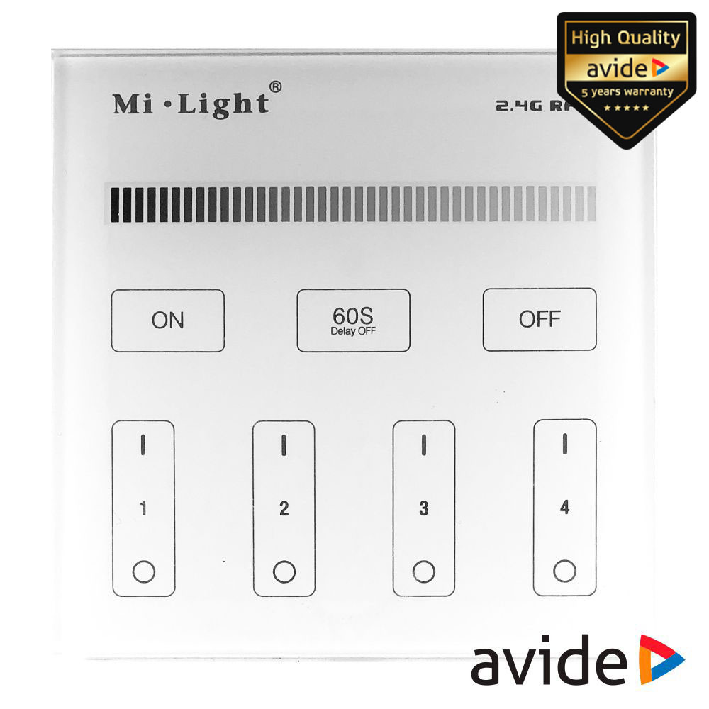 Interruptor de Parede Tátil P/ Fita LEDS 12V Monocor AVIDE