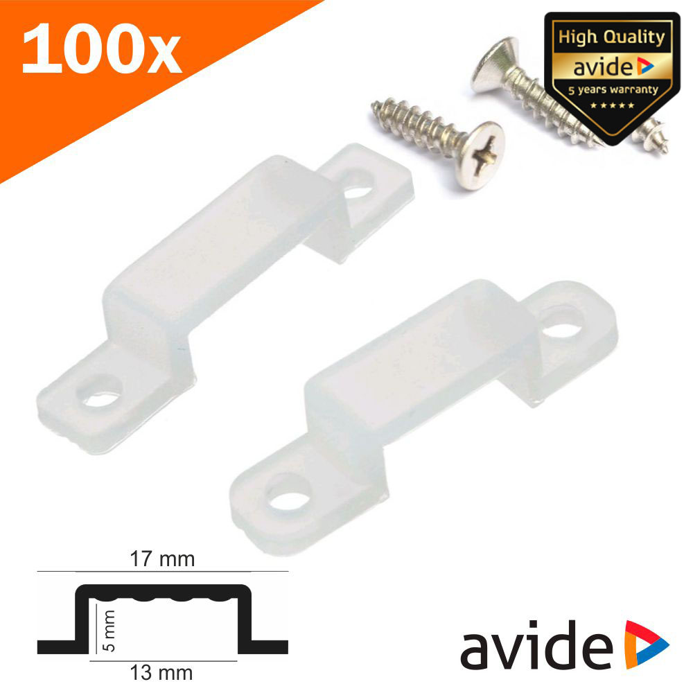 Suporte Plástico P/ Fita LED 5050 AVIDE