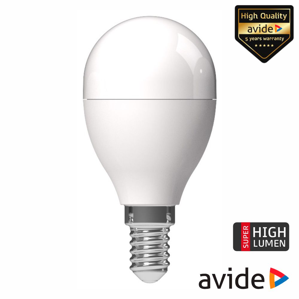 Lâmpada LED E14 Globo G45 2.9W 230V 3000K 470lm AVIDE