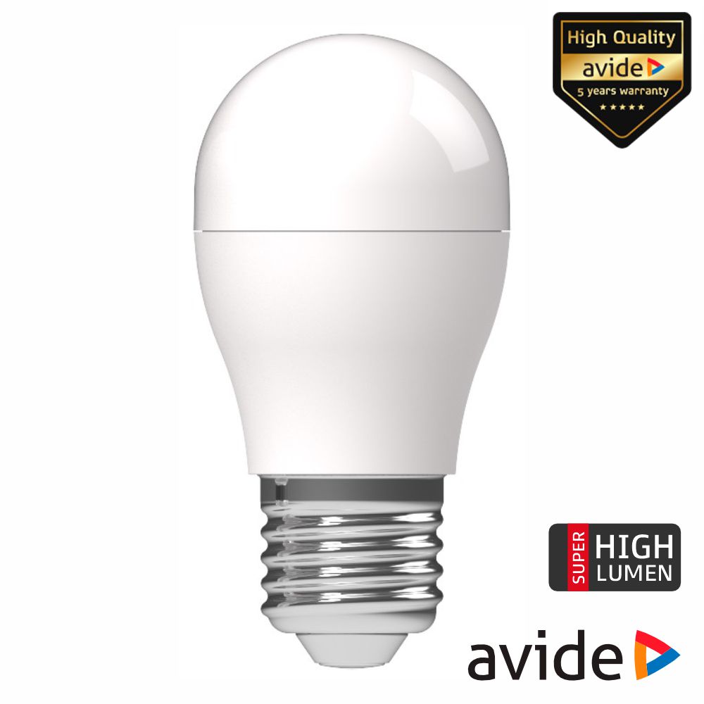 Lâmpada LED E27 Globo G45 2.9W 230V 3000K 470lm AVIDE