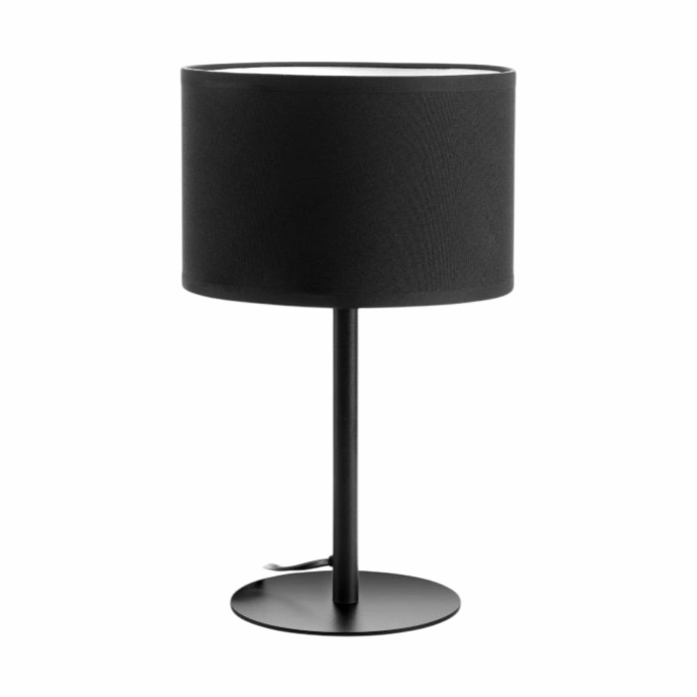 Candeeiro Mesa E27 1x15W ROLLO Preto ADVITI