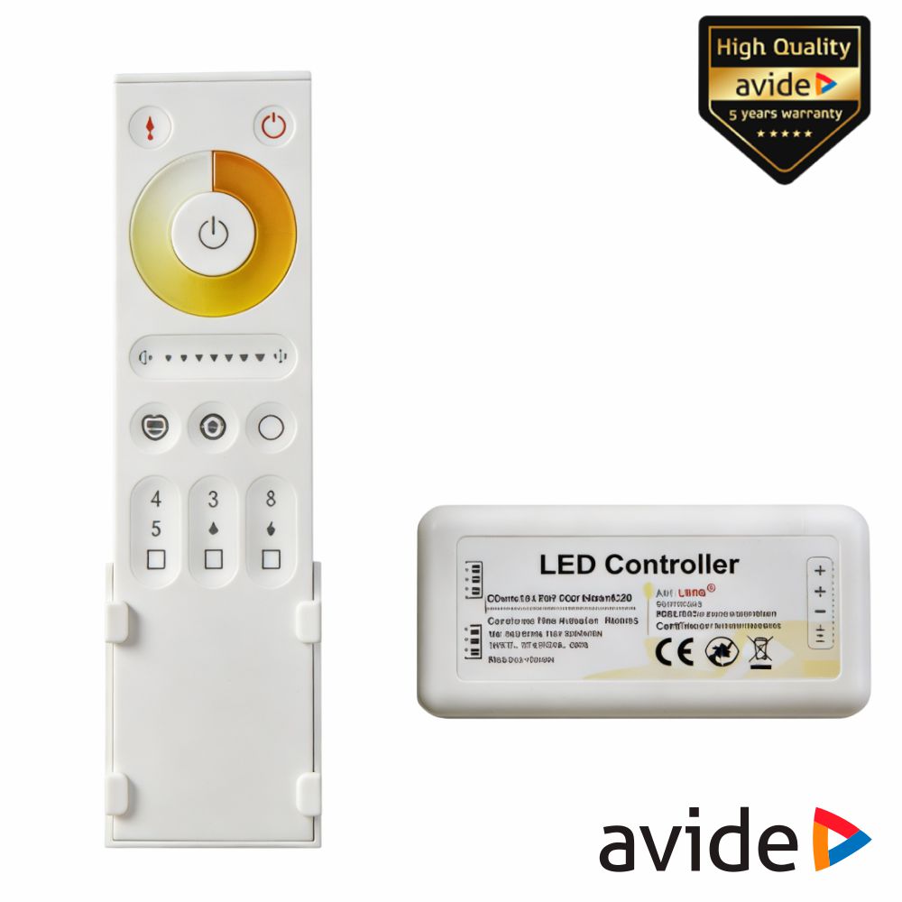 Controlador P/ Fita LEDS RGBW 12V 12A AVIDE