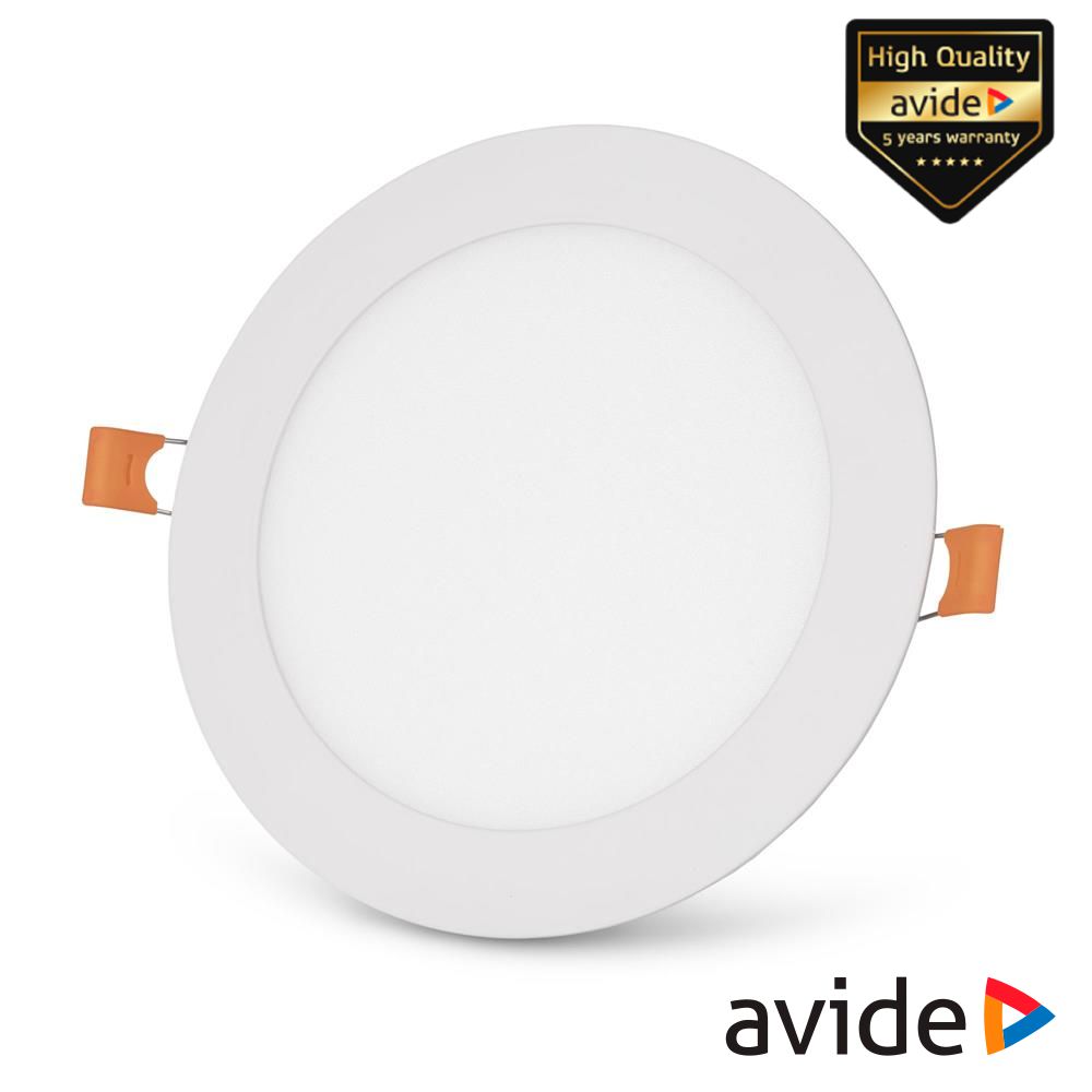 Painel LEDS Redondo 12W CCT 167mm 950lm IP44 AVIDE