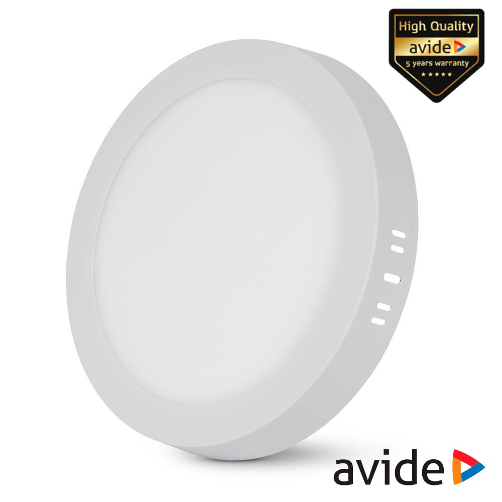 Painel Leds Redondo Superfície 18W 231mm CCT AVIDE