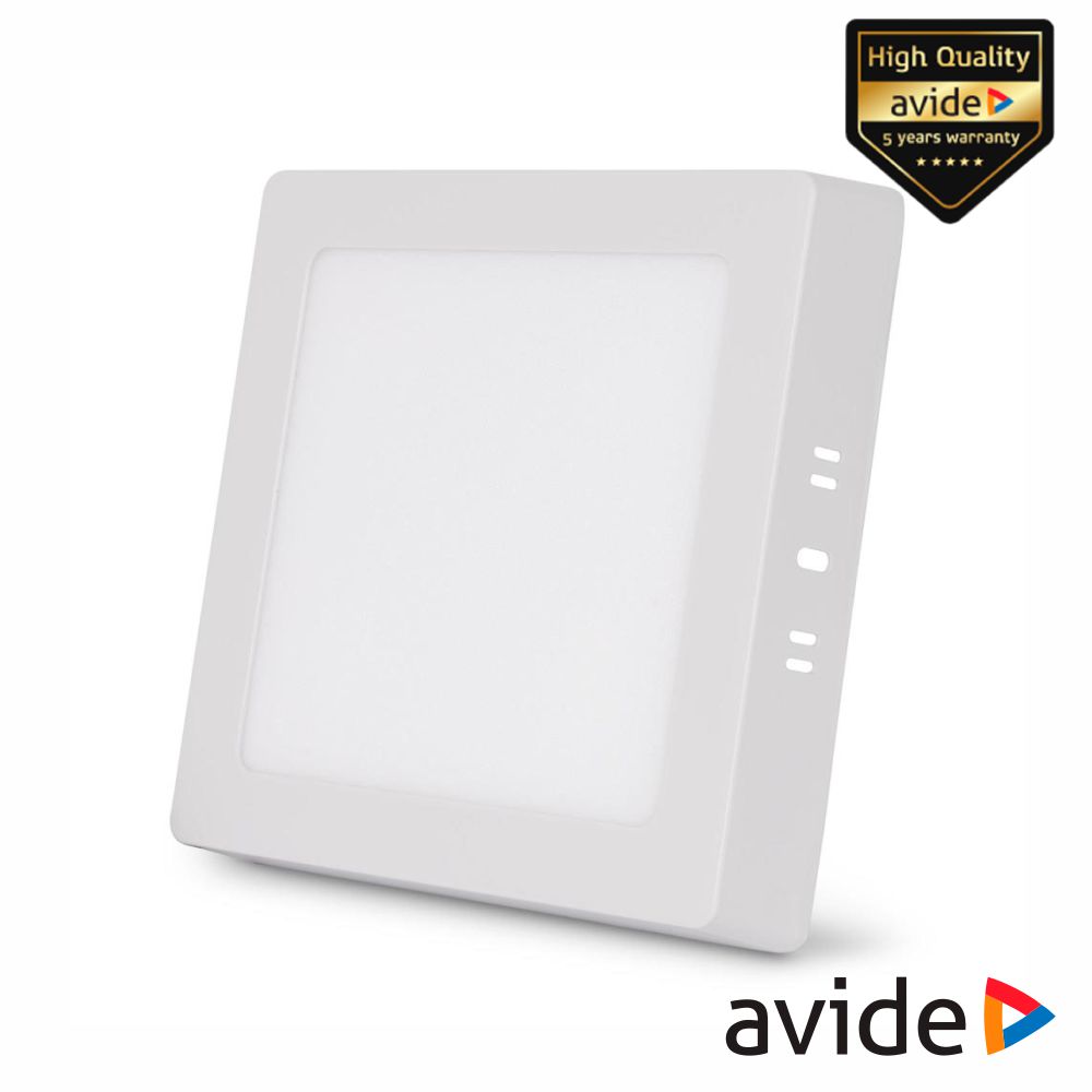 Painel Leds Quadrado CCT Superfície 12W 230mm 950lm AVIDE