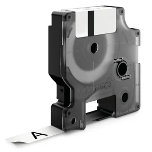 Dymo 19mm Rhino Coloured Vinyl, D1, Branco, Vinil.